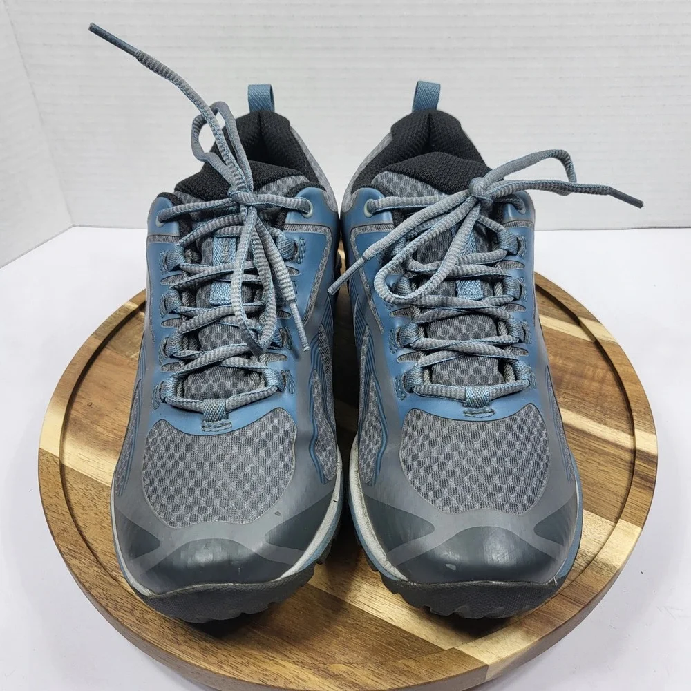 Merrell Women's Siren Edge 3 Waterproof Hiking‎ Shoes Blue Grey J034446 Size 7.5